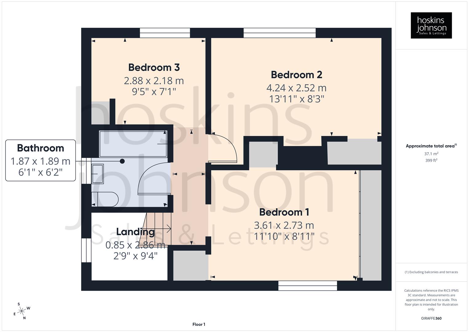 75, Holly Street, Pontypridd floorplan