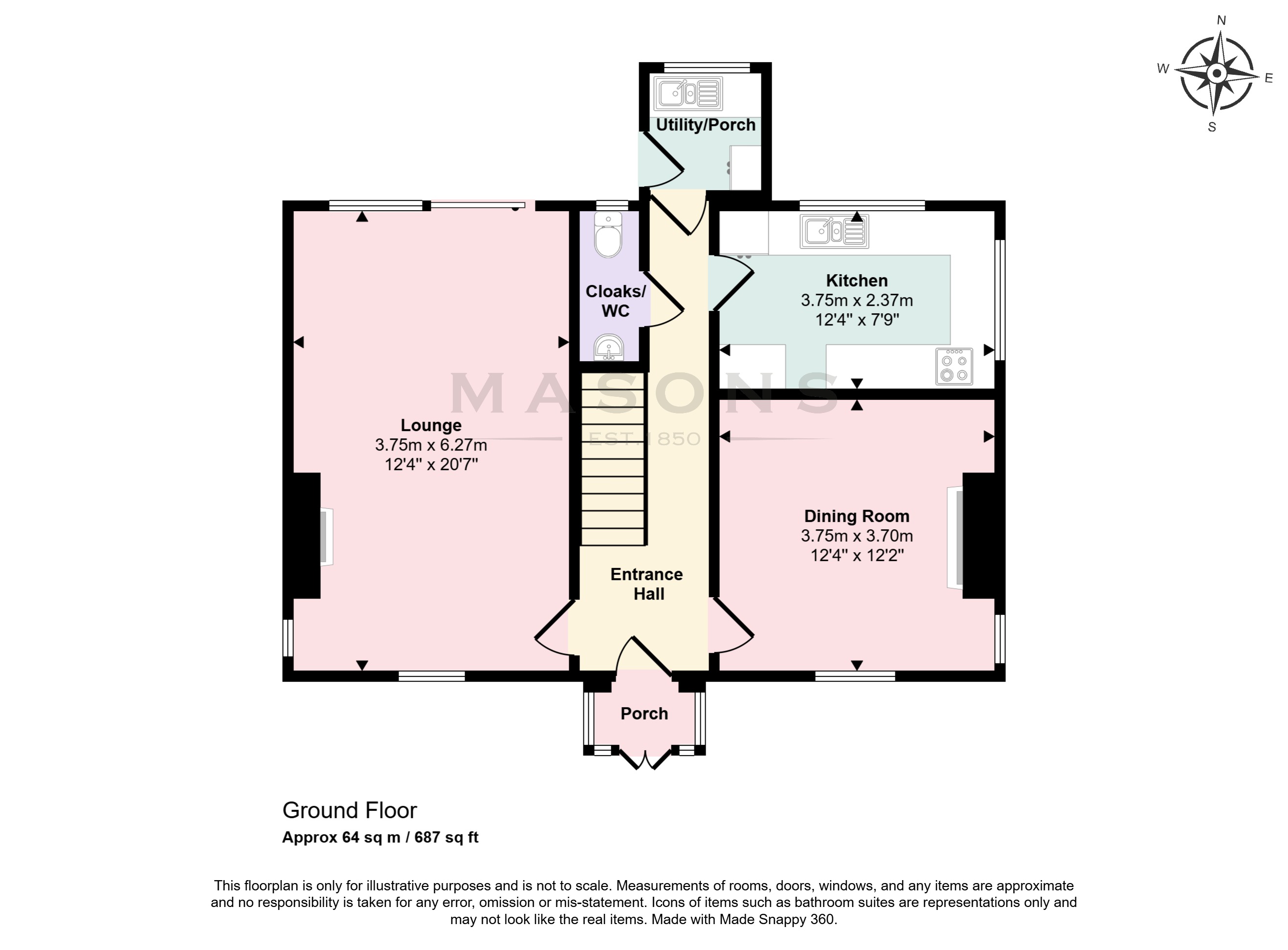 Ivy House, Mill Lane, Louth floorplan