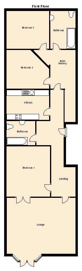 3 Bedrooms Flat to rent in Marine Parade, Worthing BN11