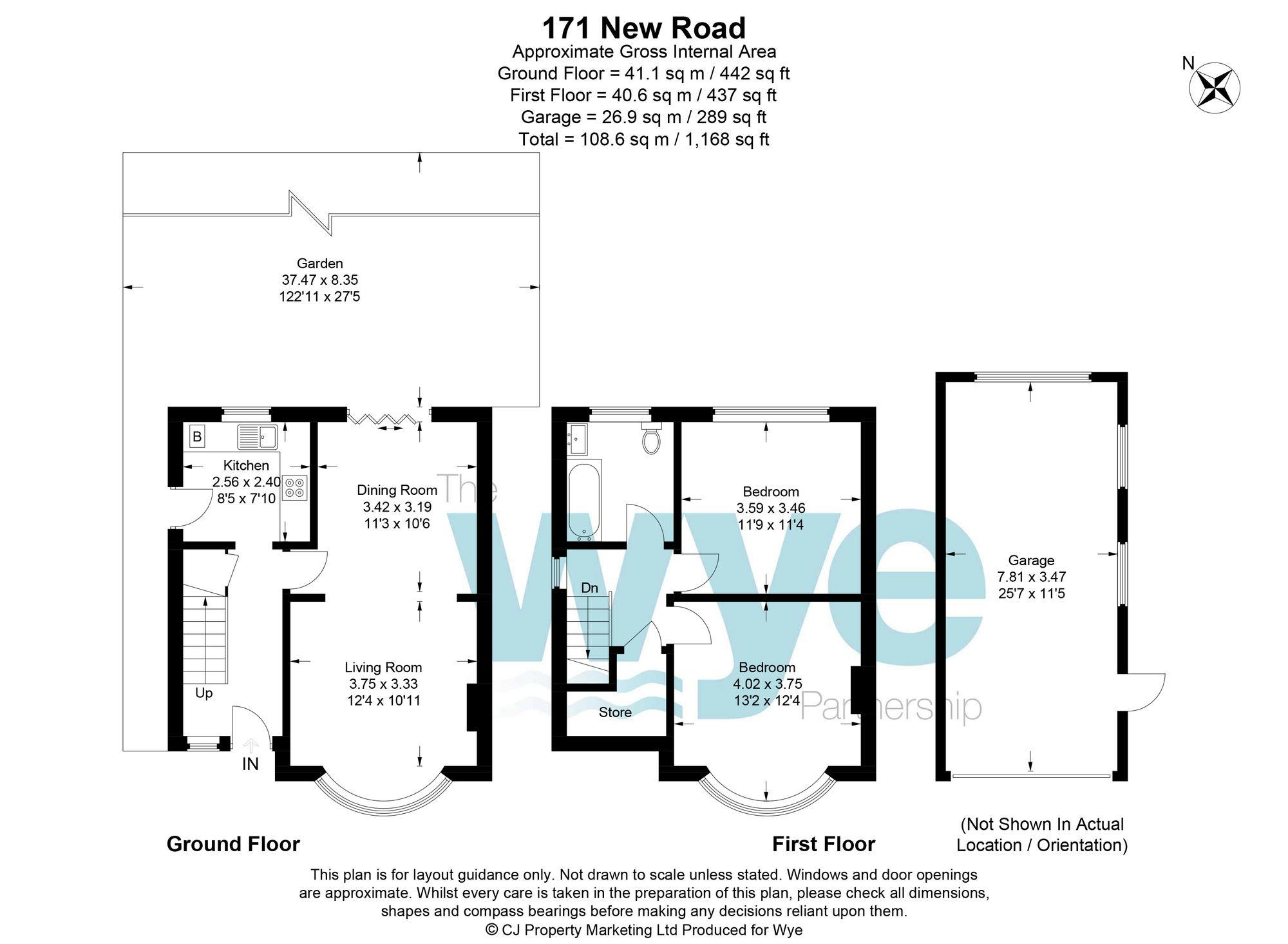 171 New Road, High Wycombe floorplan