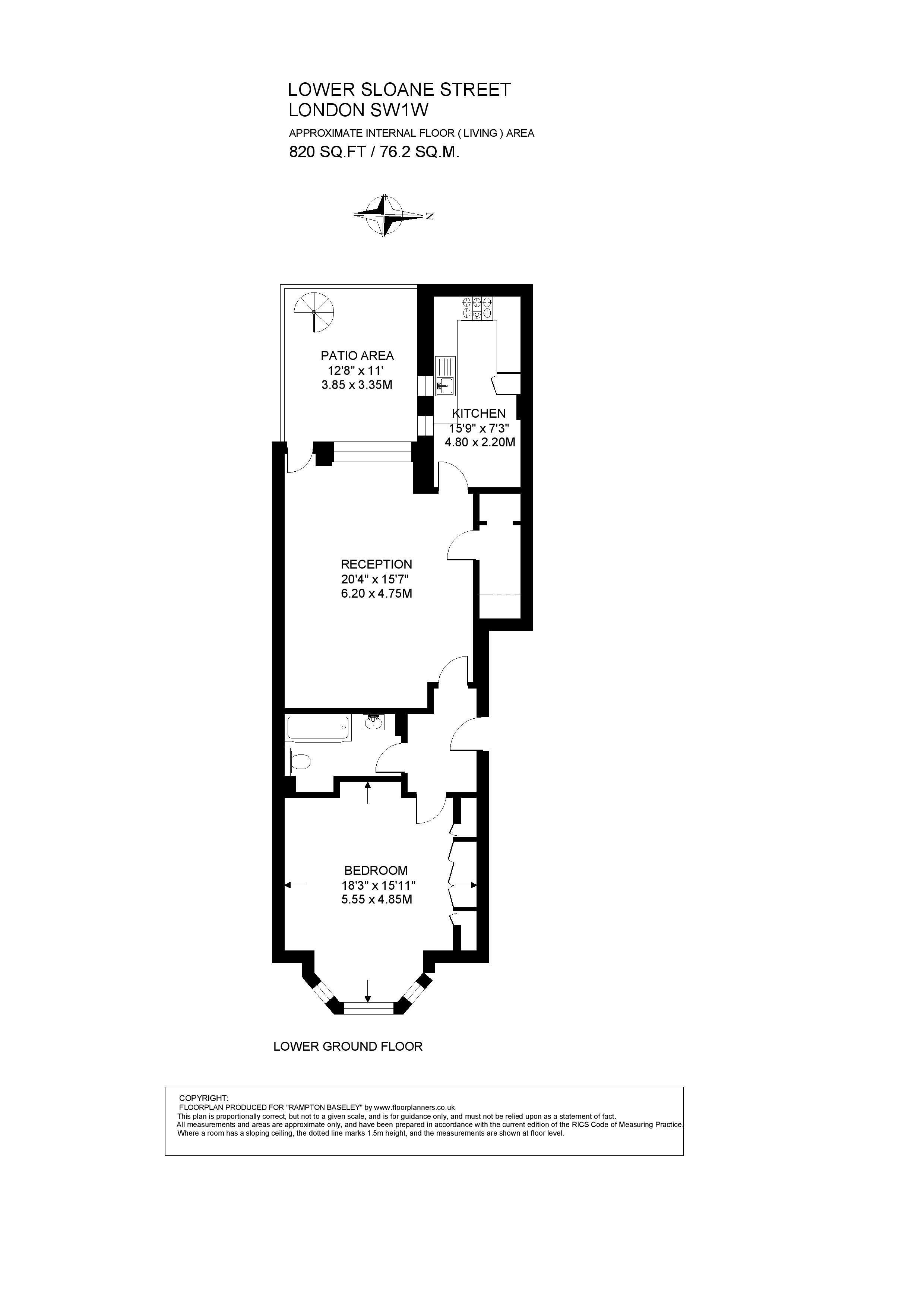 Lower Sloane Street, London floorplan