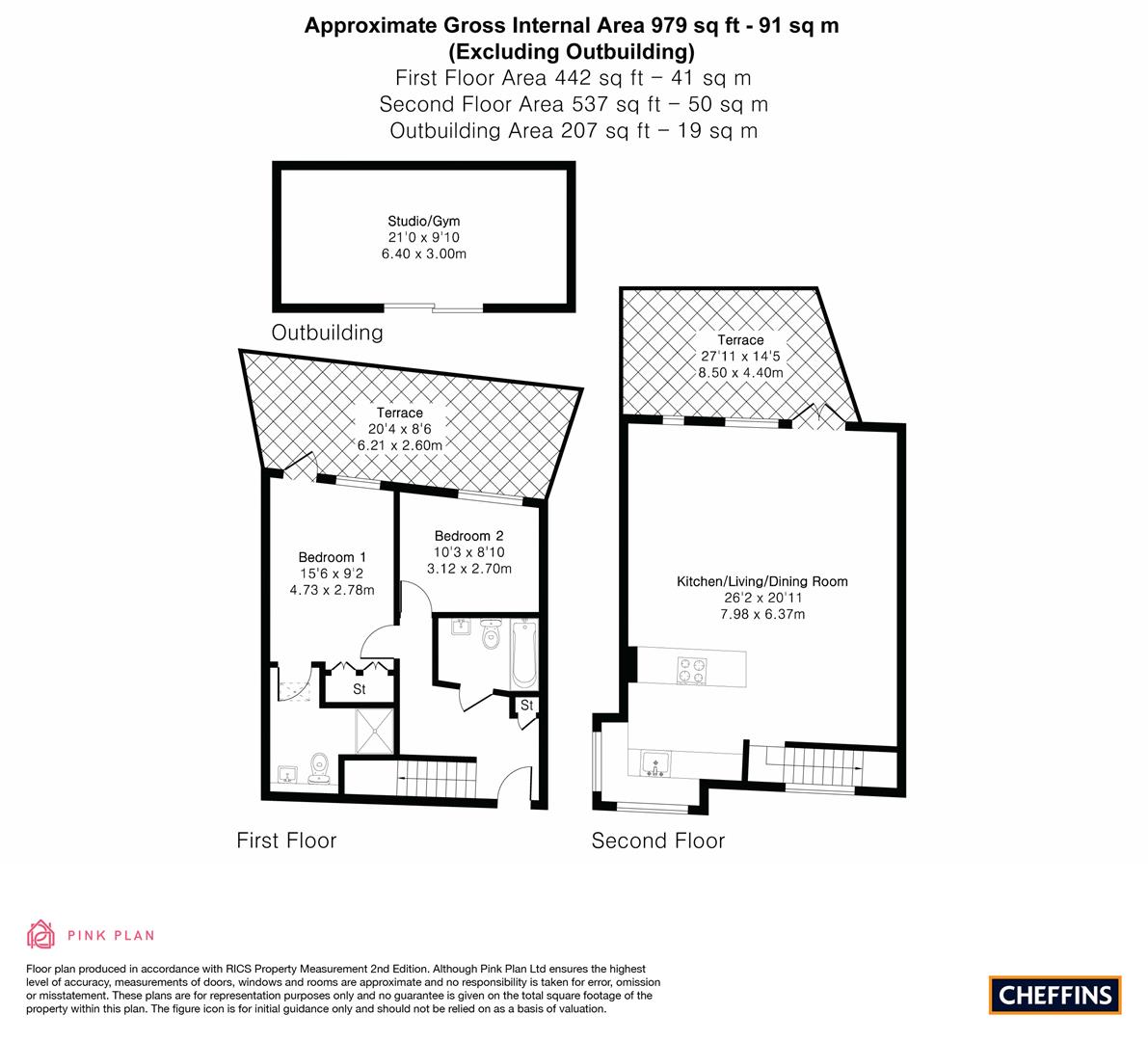 20, Christ's Lane, Cambridge floorplan