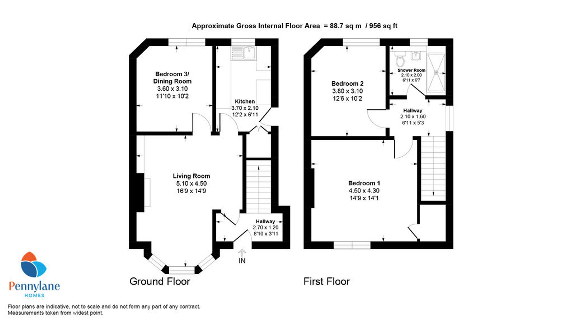 41 Fulbar Road, Glasgow floorplan