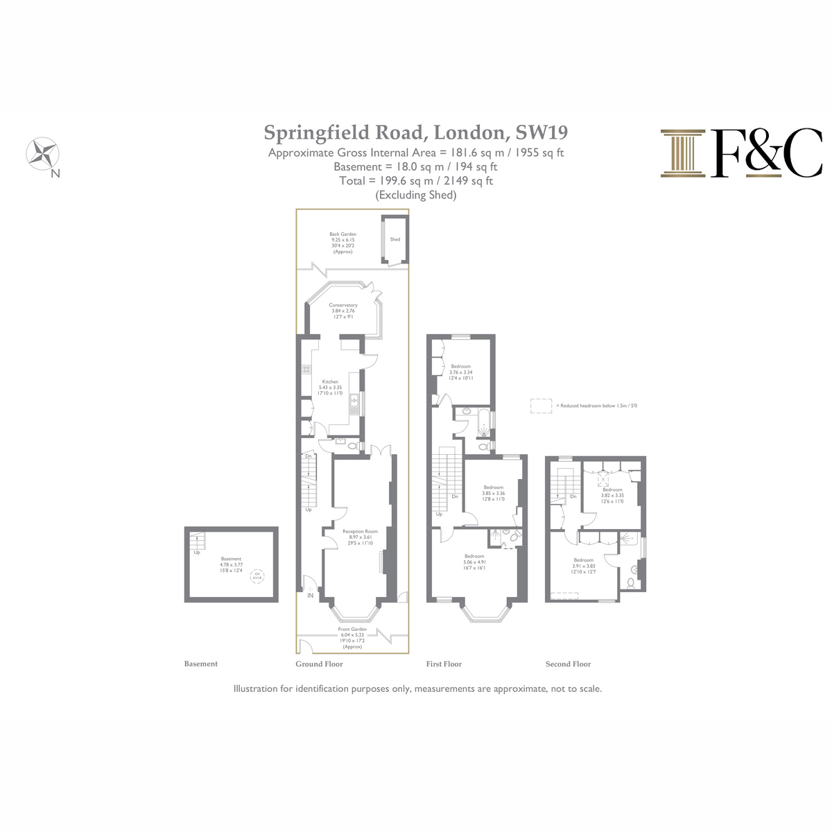 Springfield Road, Wimbledon London, SW19 7AL floorplan