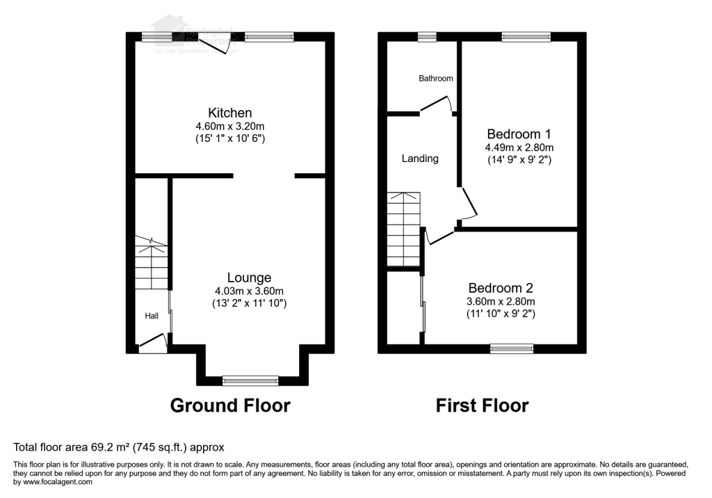 12, Hazelwood Close, Luton floorplan