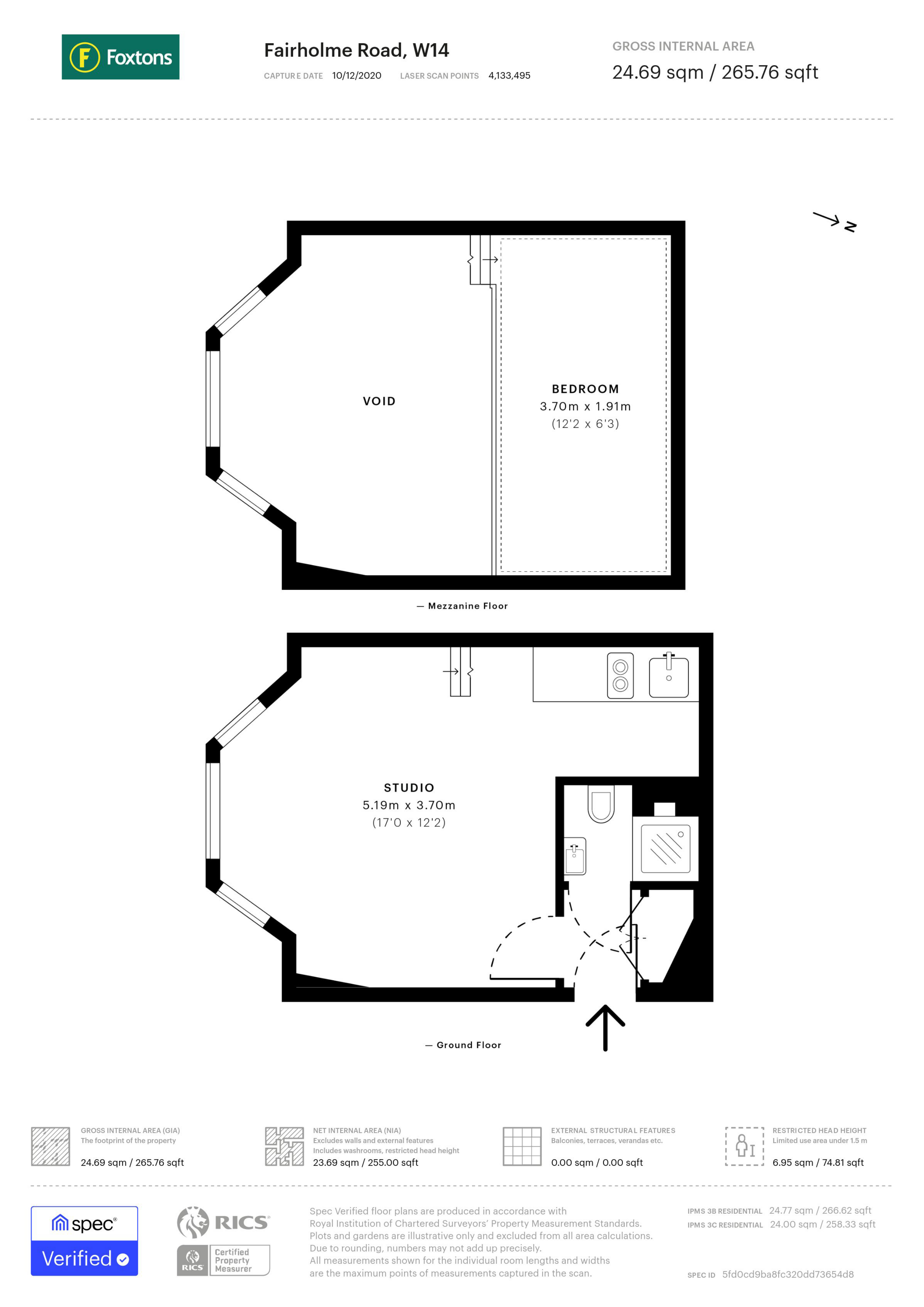 Fairholme Road, Barons Court floorplan