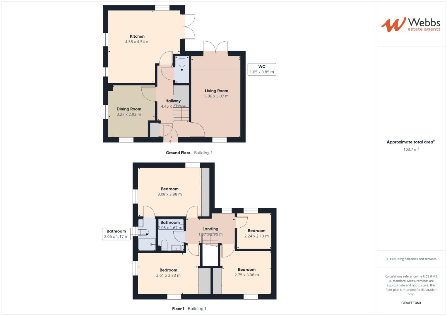 43, Dawes Way, Cannock floorplan