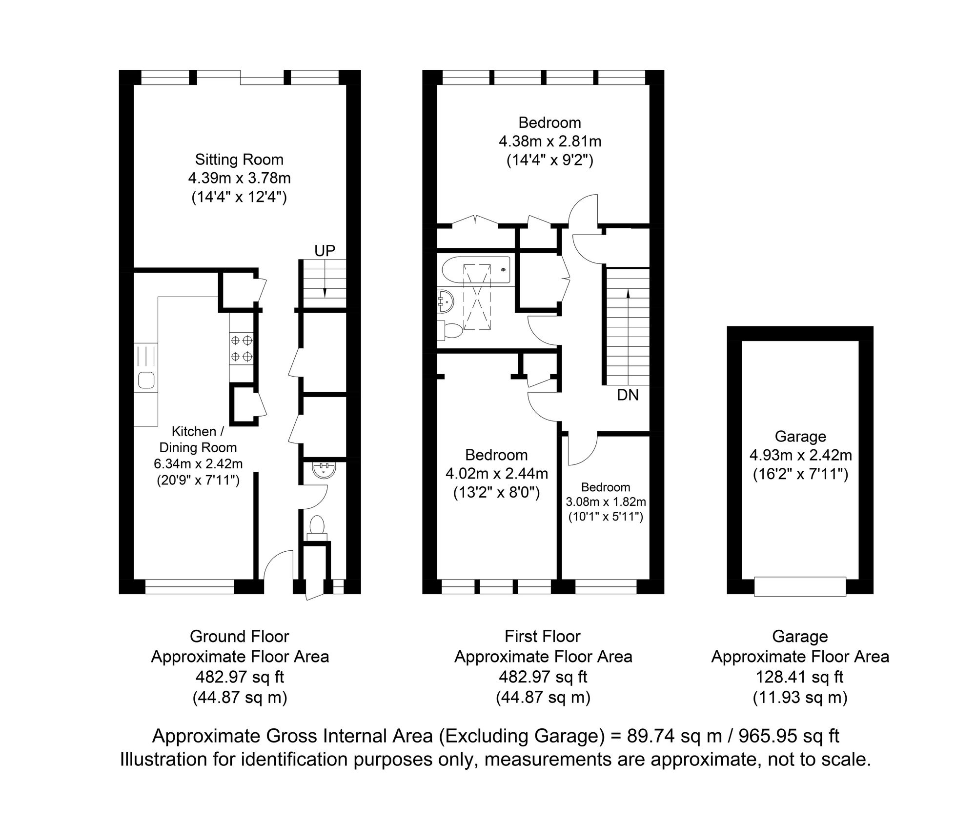 10 Barons Walk, Lewes floorplan