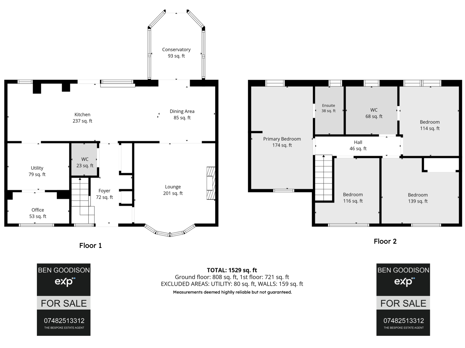 Three Gables, Carr House Road, Halifax floorplan