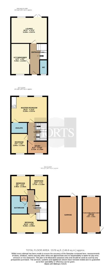 28, Clickers Drive, Northampton floorplan