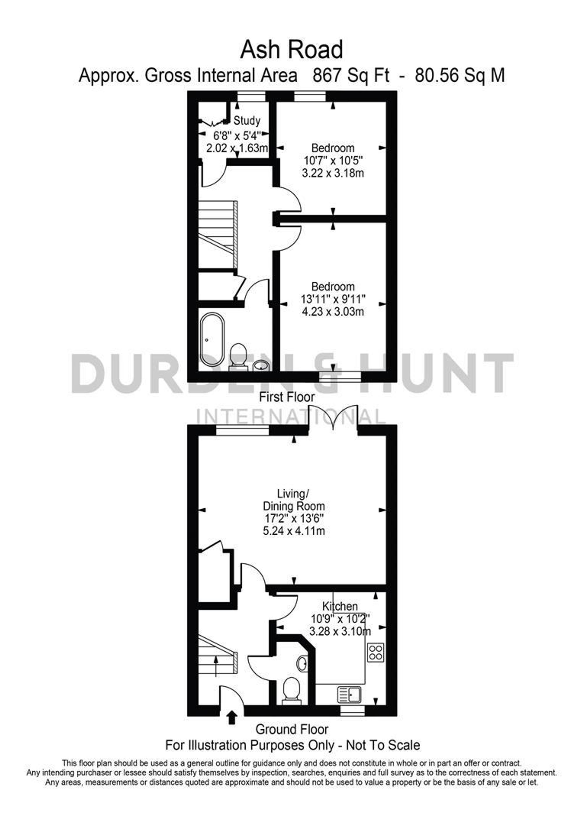 11 Ash Road, Chigwell floorplan