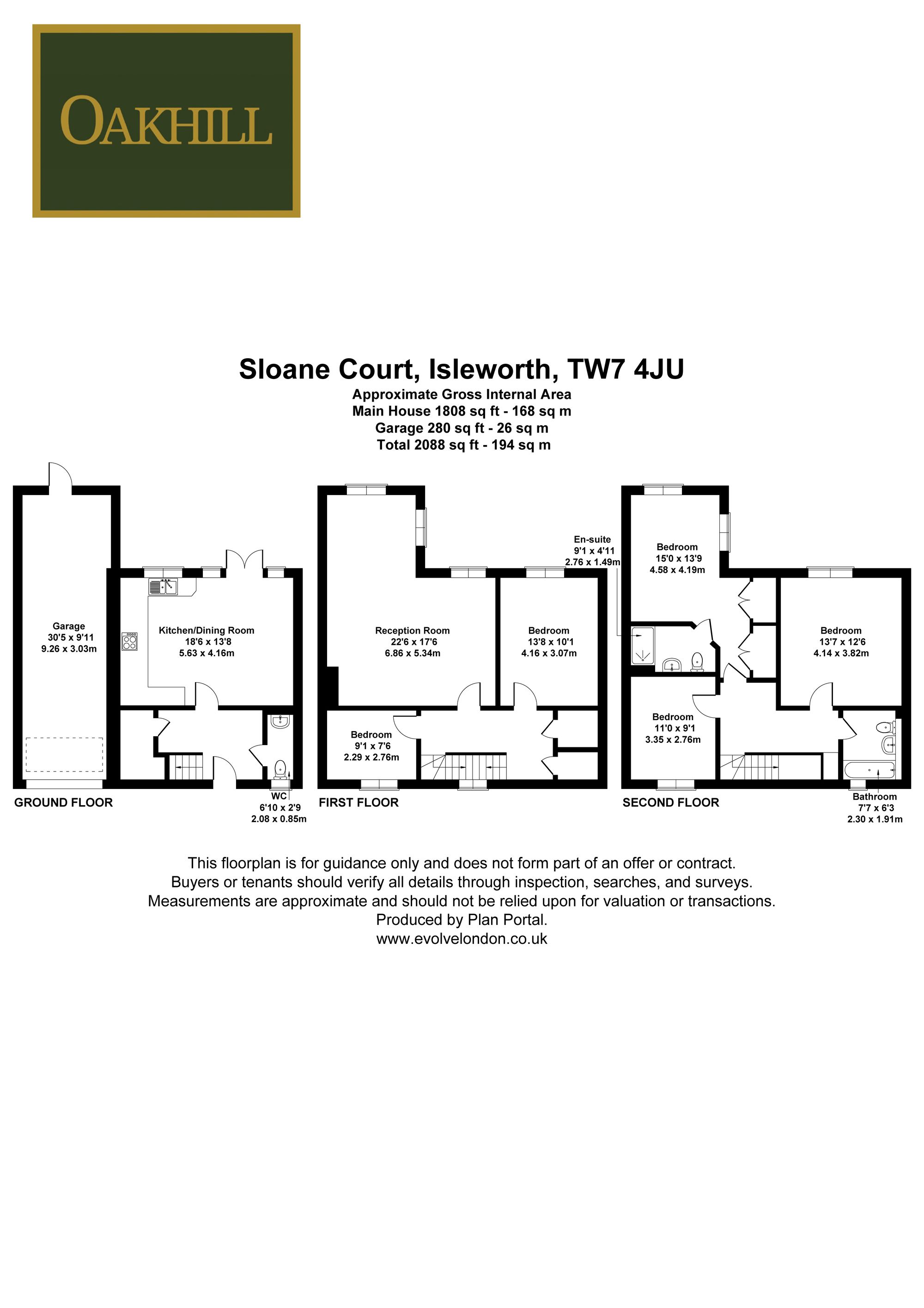 15 Sloane Court, Isleworth floorplan