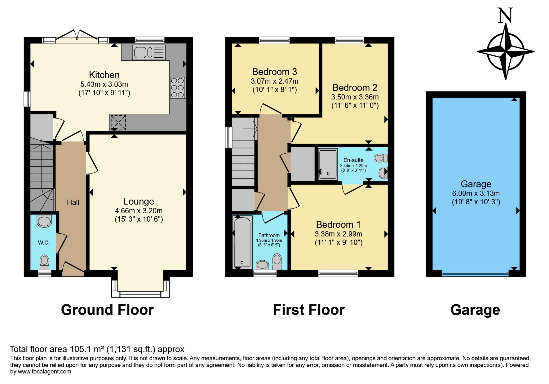 26, Stinchcombe Way, Coalville floorplan