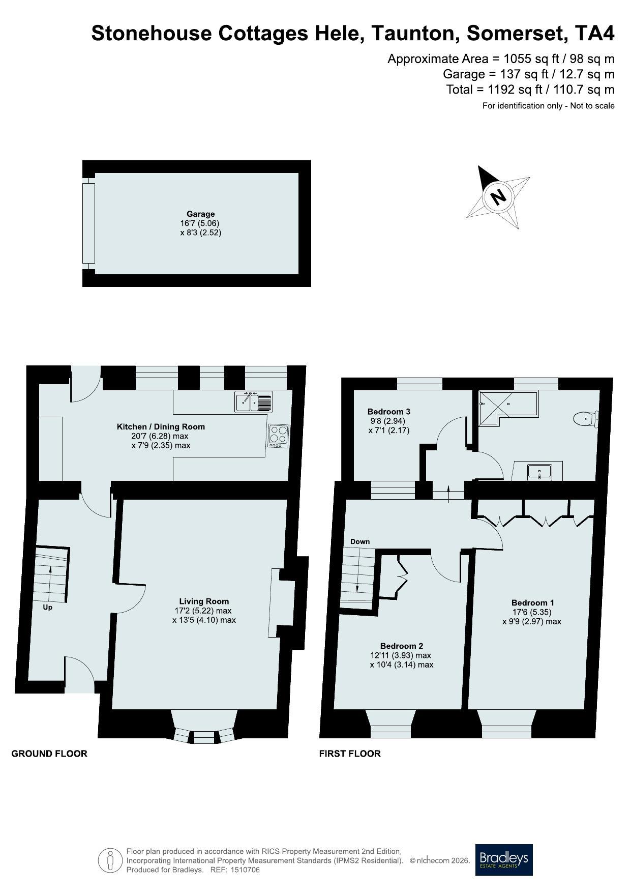 4 Stonehouse Cottages,, Hele, Somerset floorplan