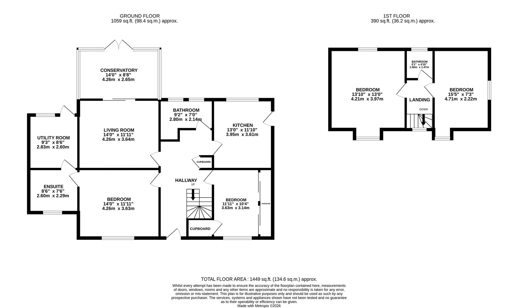 51, Moscow Road, Hastings floorplan