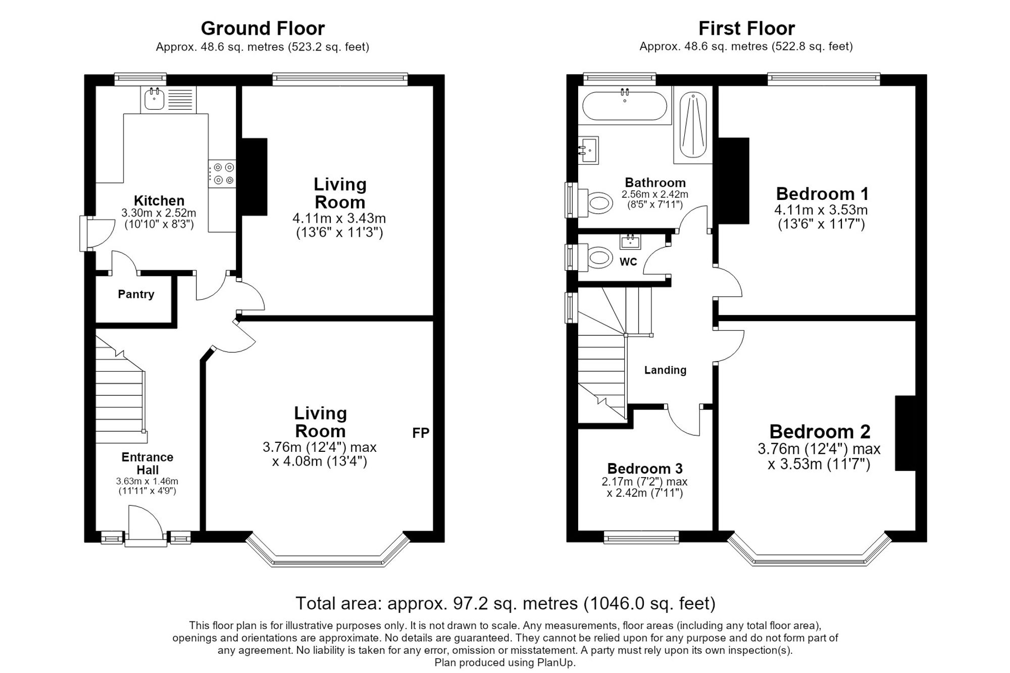 118 Stainburn Crescent, Leeds floorplan