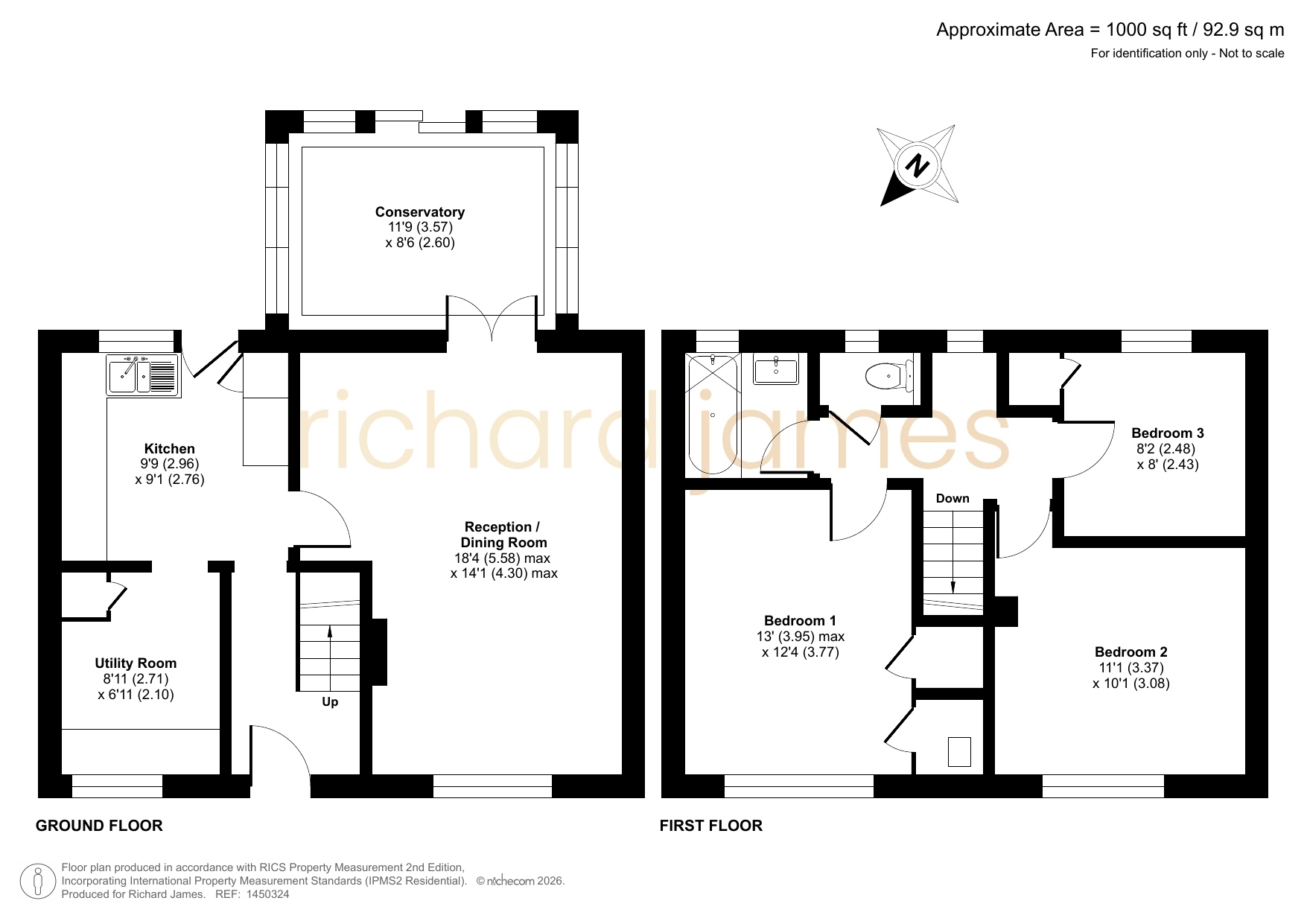 9, Chippenham Walk, Swindon floorplan