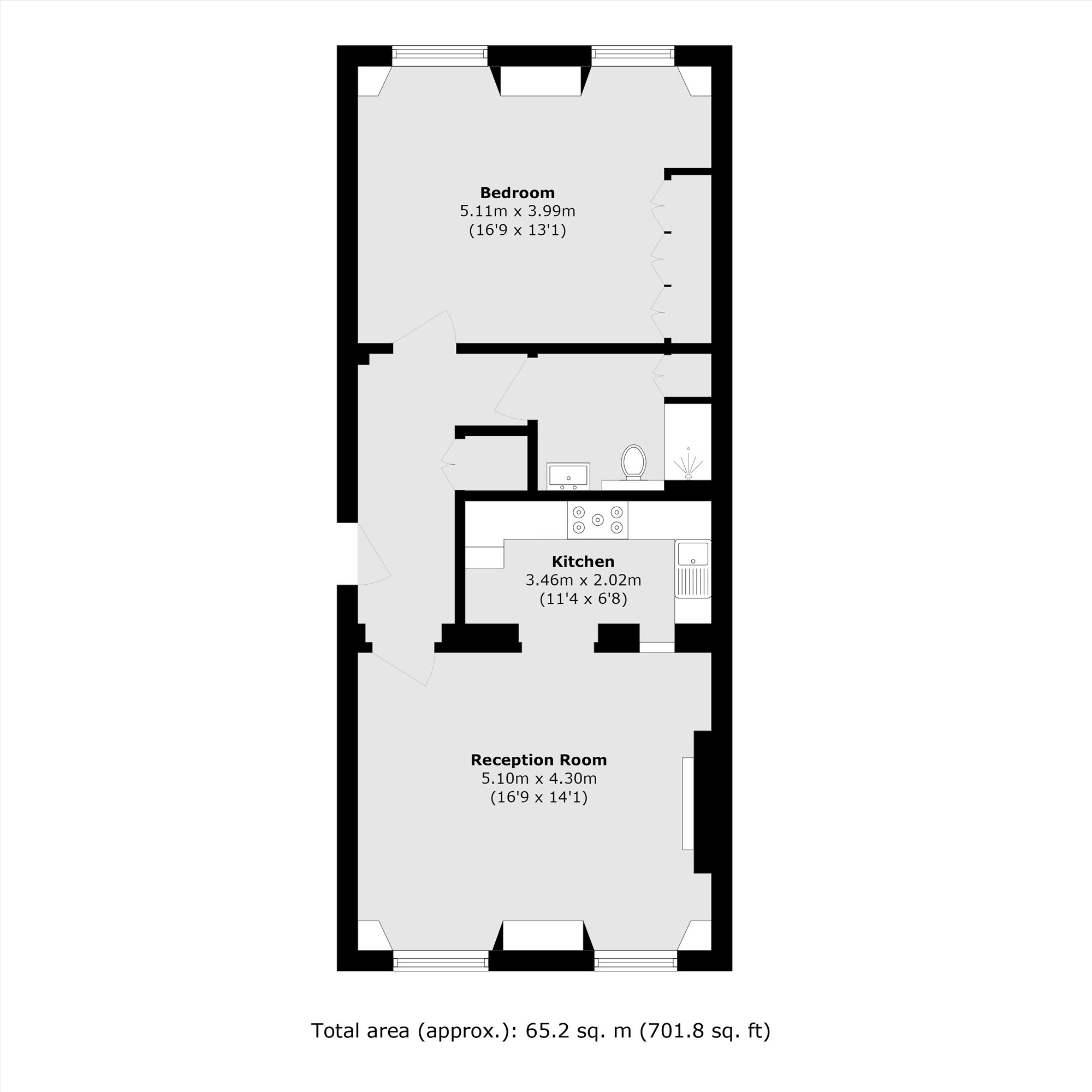 51B, Clapham Common North Side, London floorplan