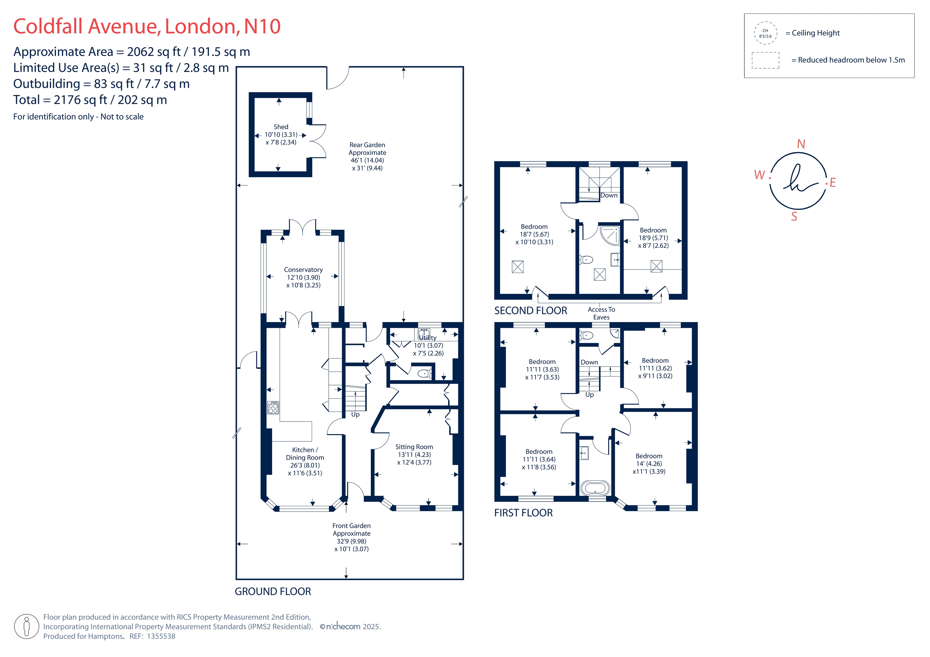 12, Coldfall Avenue, London floorplan