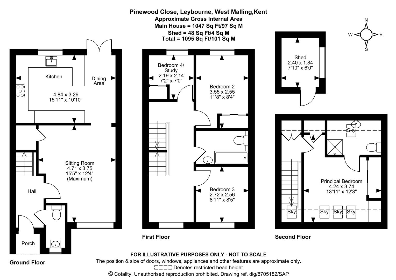 5, Pinewood Close, West Malling floorplan