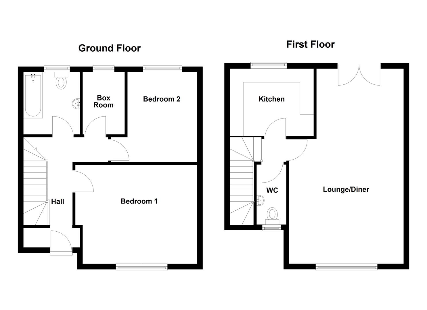 Alreves, Newport Road, Apse Heath floorplan