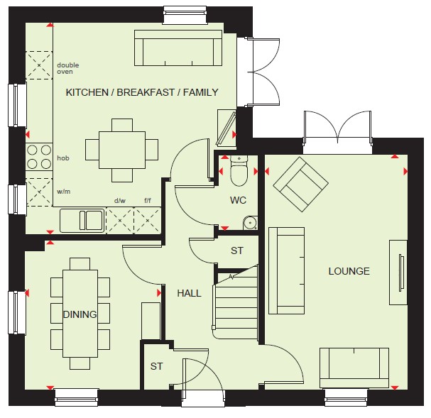 H873440, Cottingwood, Morpeth floorplan