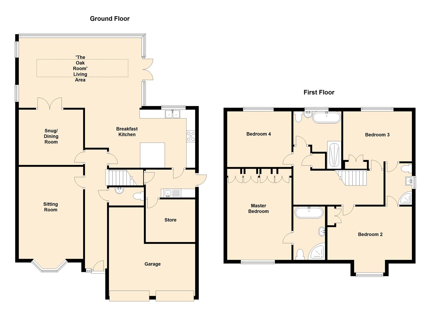 4 Bedrooms Detached house for sale in Grosvenor Drive, Littleover, Derby DE23