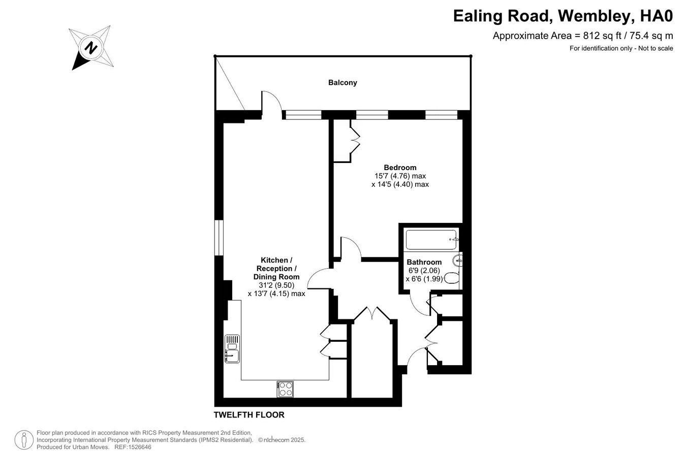 84, Meridian Heights, London floorplan