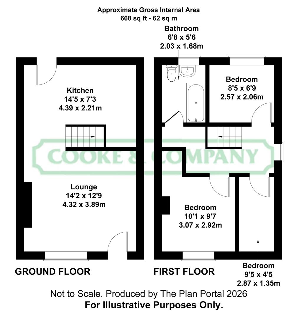 789, Atherton Road, Hindley Green floorplan