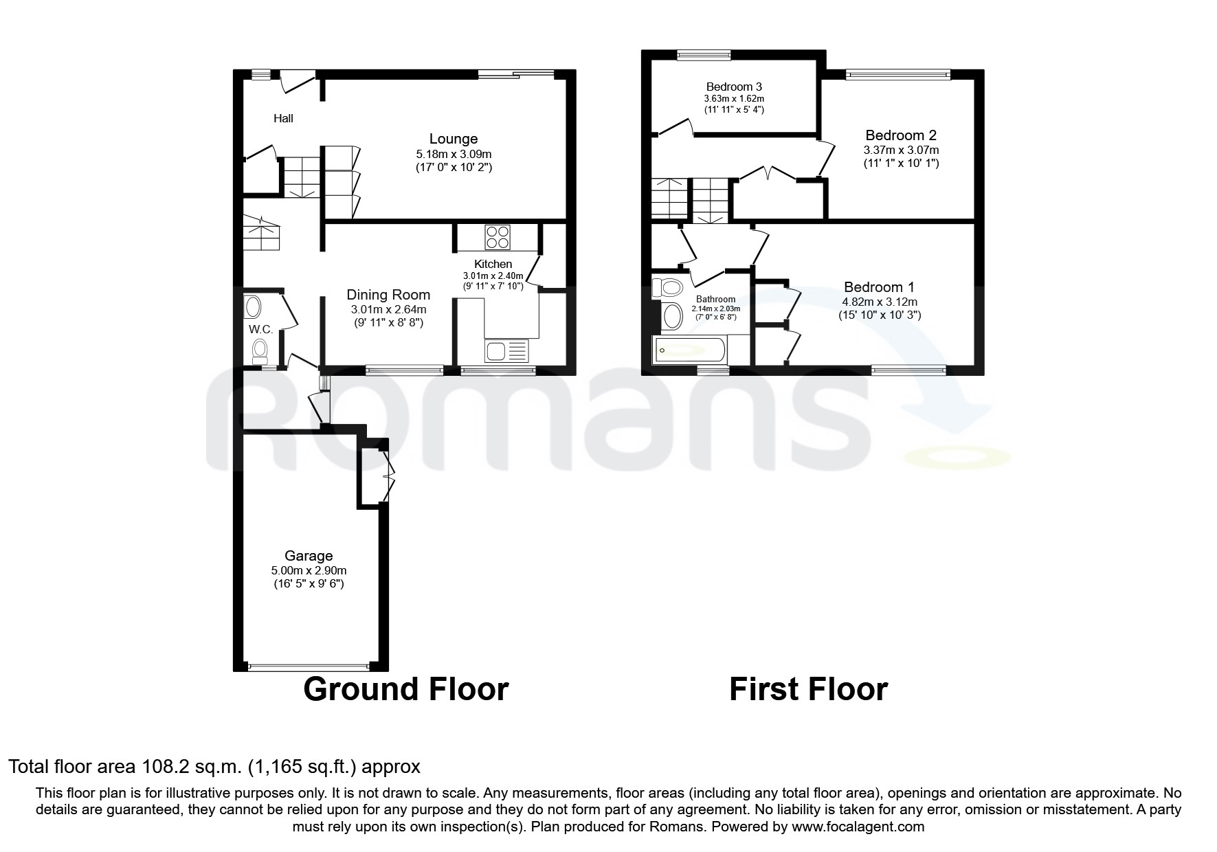 Pennine Way, Basingstoke, Hampshire RG22, 3 bedroom terraced house for