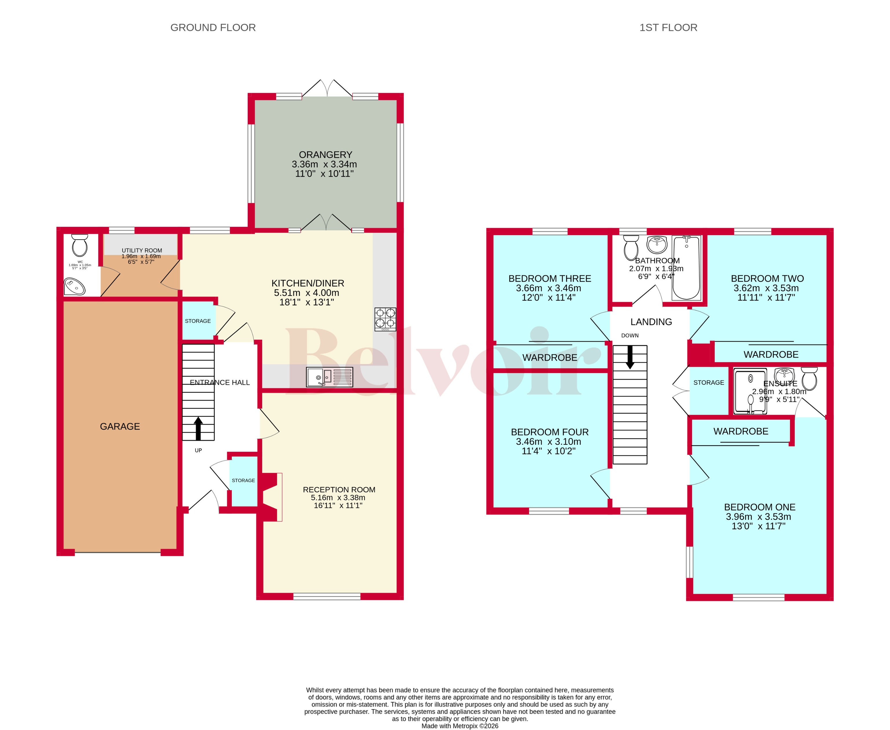 16, Dawes Way, Cannock floorplan