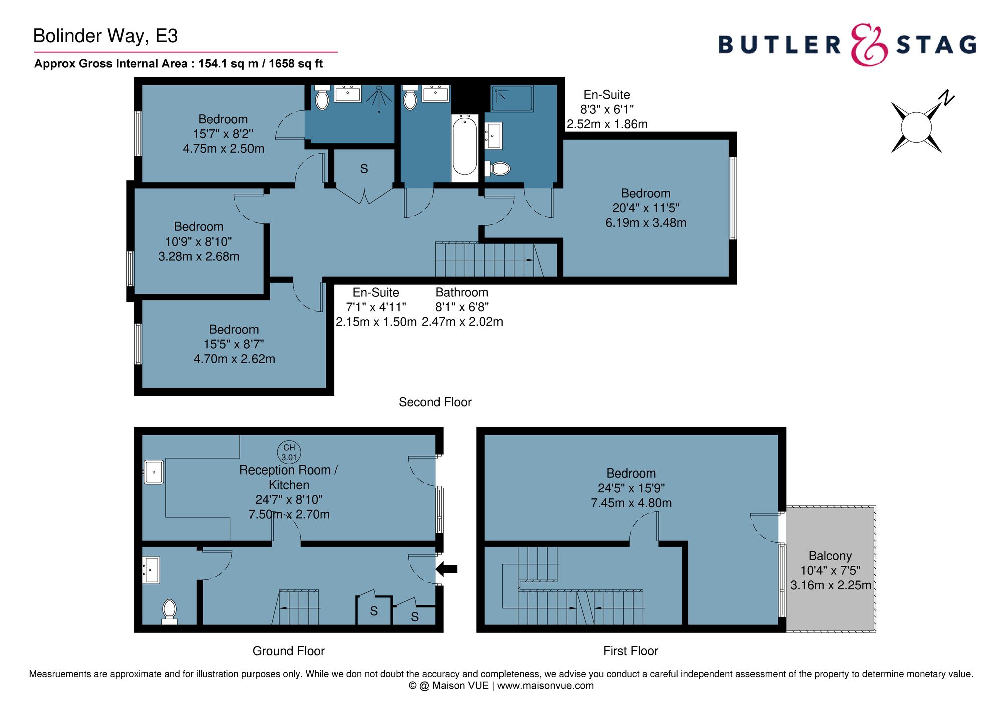 17 Bolinder Way, London floorplan