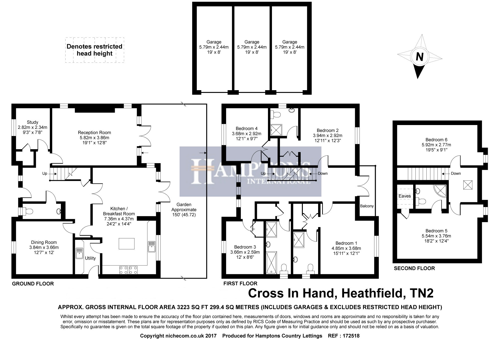 6 Bedrooms Detached house to rent in Back Lane, Cross In Hand, Heathfield TN21