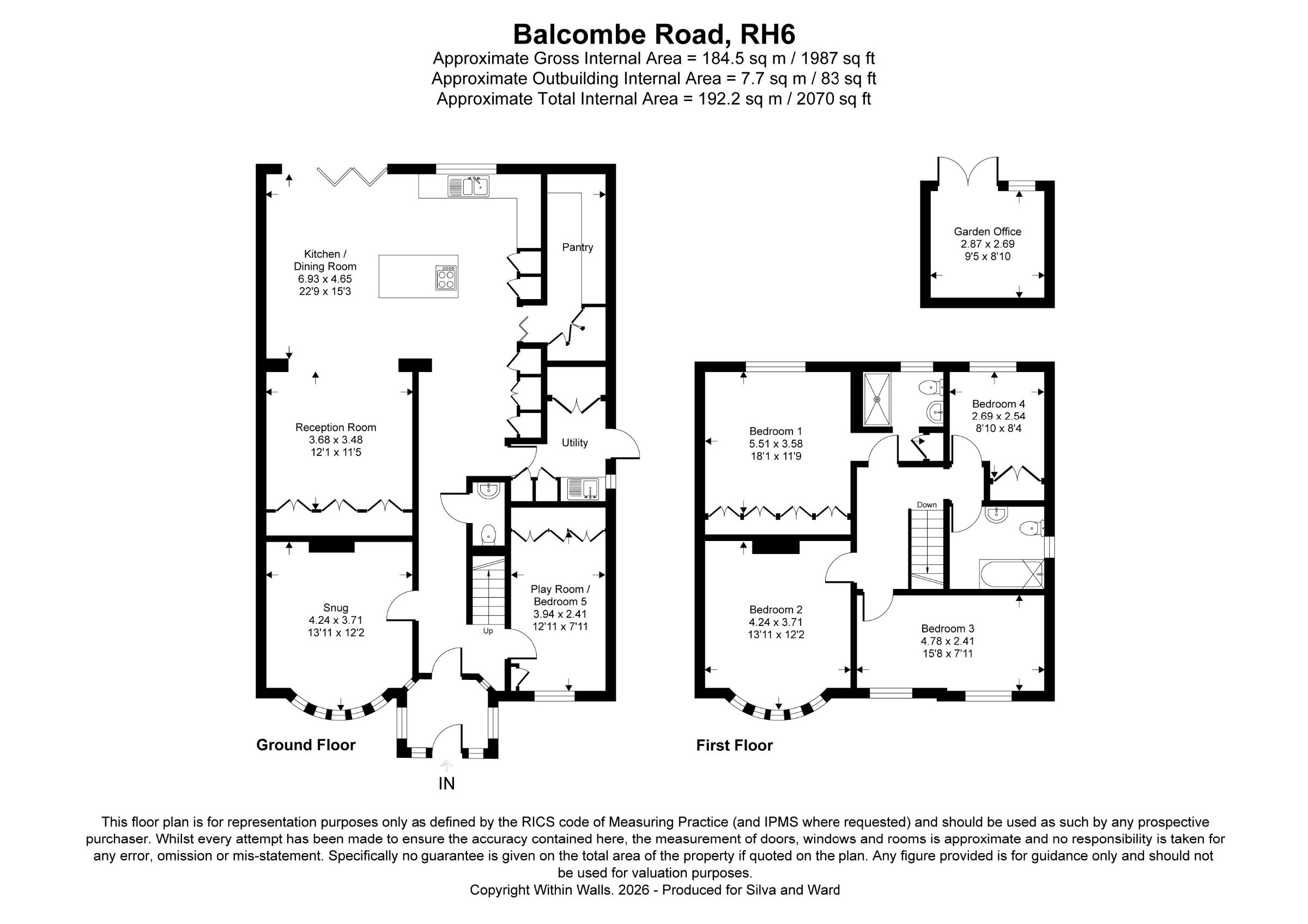 Spring Cottage, Horley floorplan