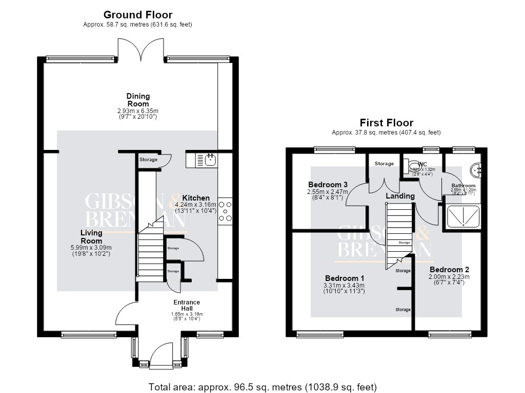 Basildon, Essex floorplan