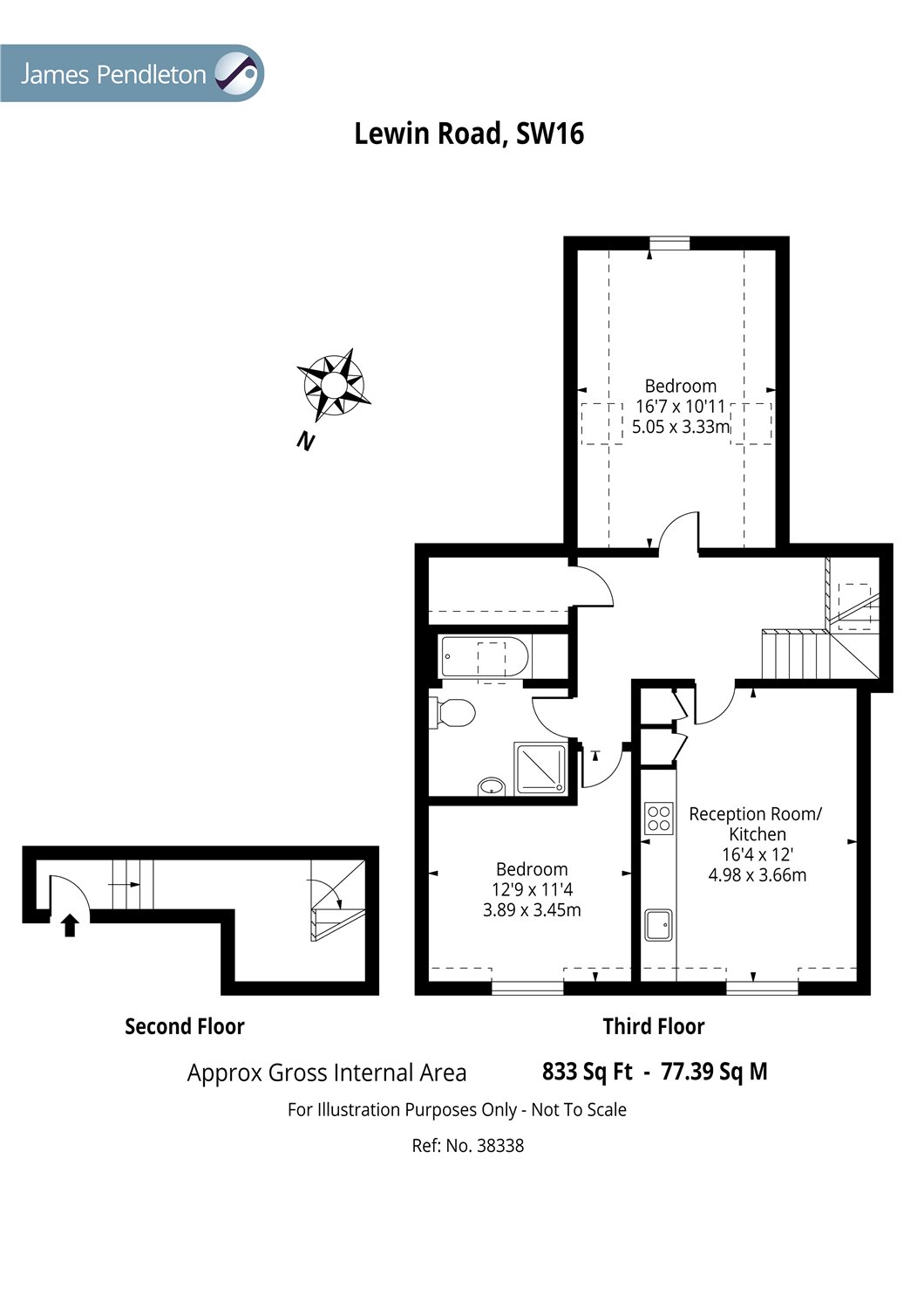 2 Bedrooms Flat for sale in Lewin Road, Streatham, London SW16