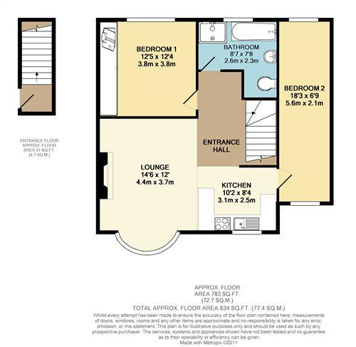 51B, Brighton Road, Coulsdon floorplan
