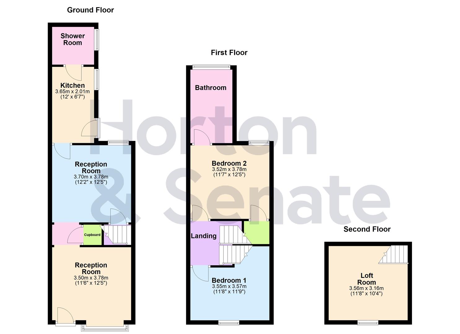 14, Southfield Road, Birmingham floorplan