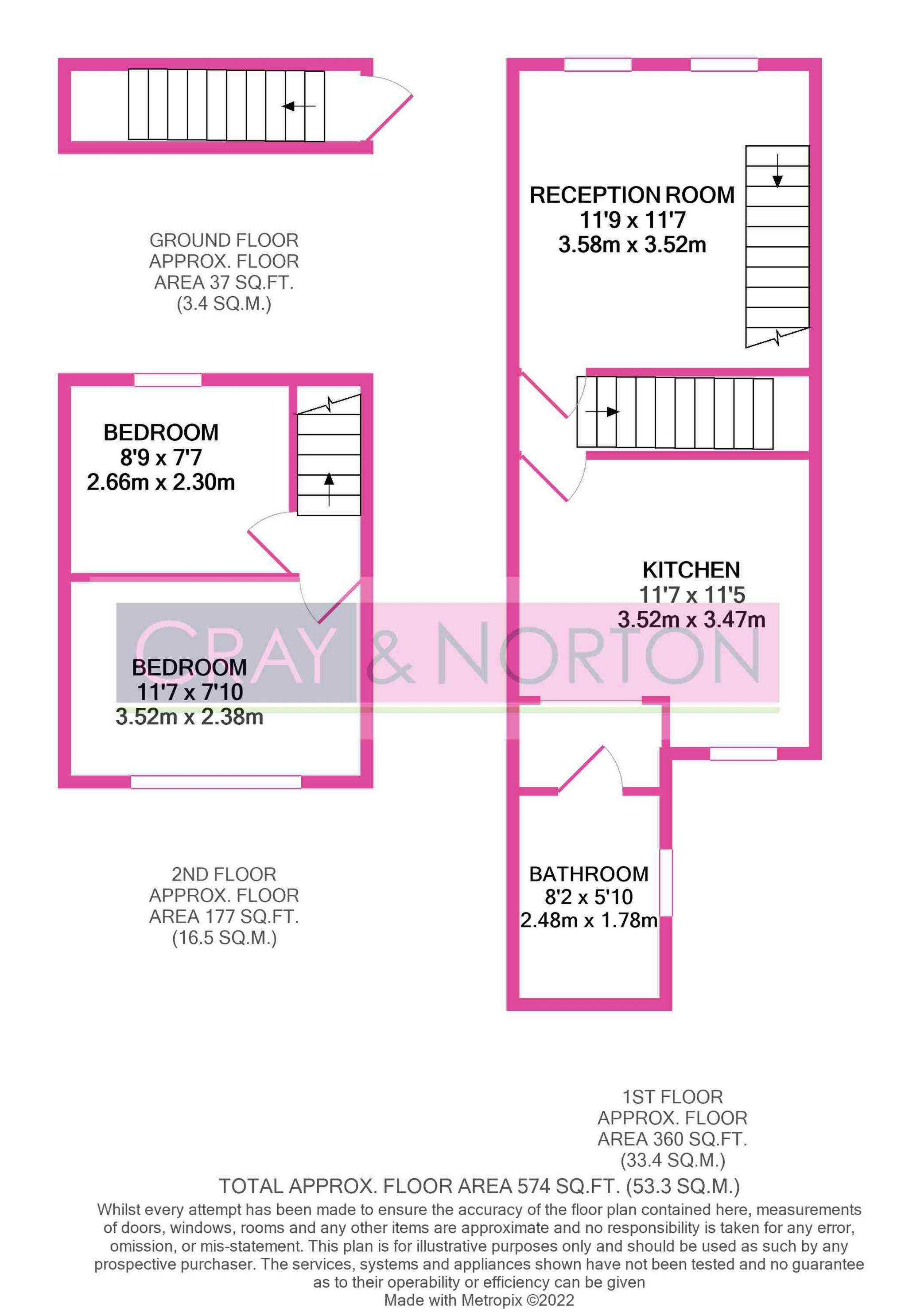 119, Whitehorse Lane, South Norwood, SE25 floorplan