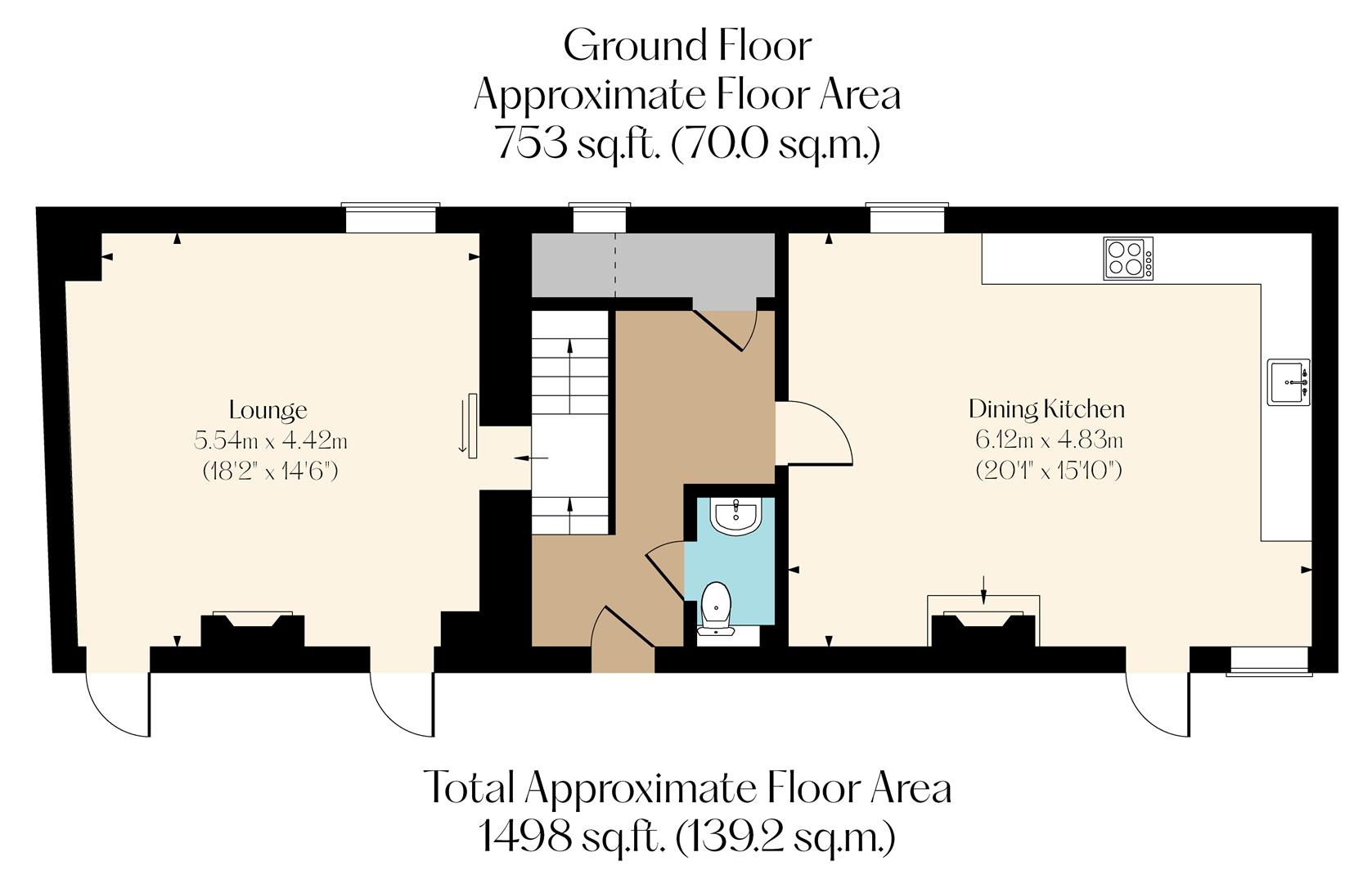 Chestnut Barn, Sheffield Road, High Peak floorplan