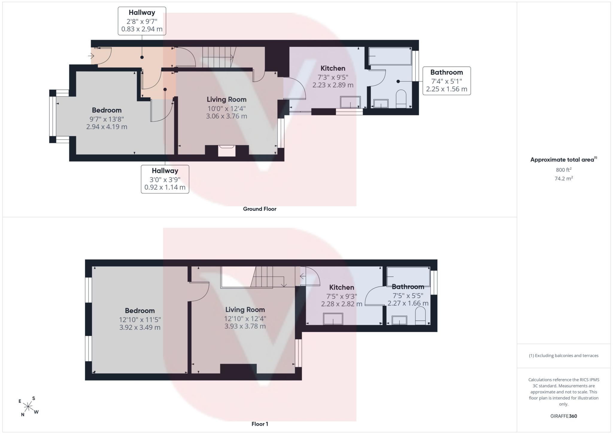 62, Grove Road, Luton floorplan