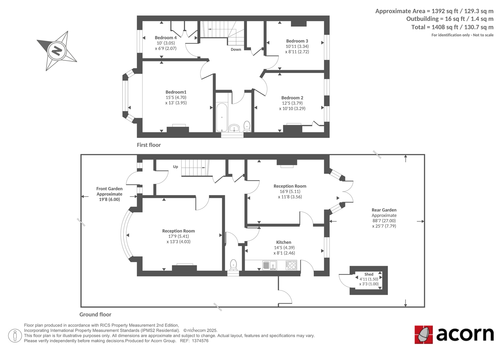 62, Arran Road, London floorplan