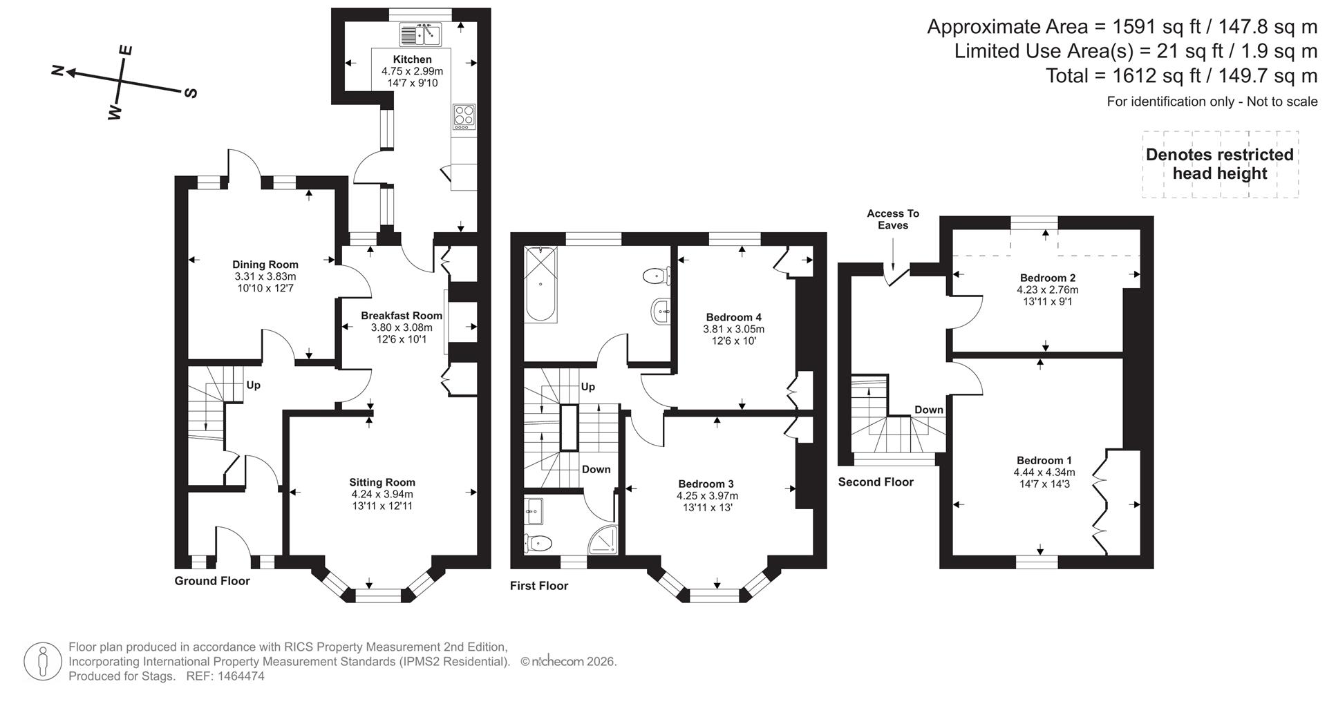 39, Station Road, Exeter floorplan
