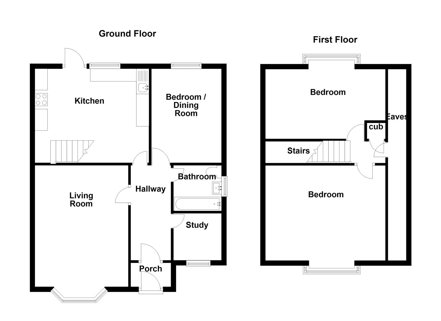 357, New Road, Saltash floorplan