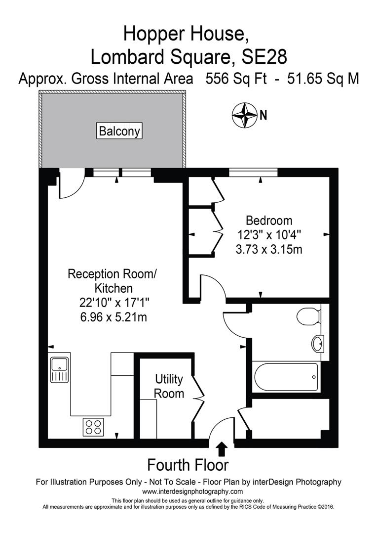 Hopper House, Plumstead floorplan