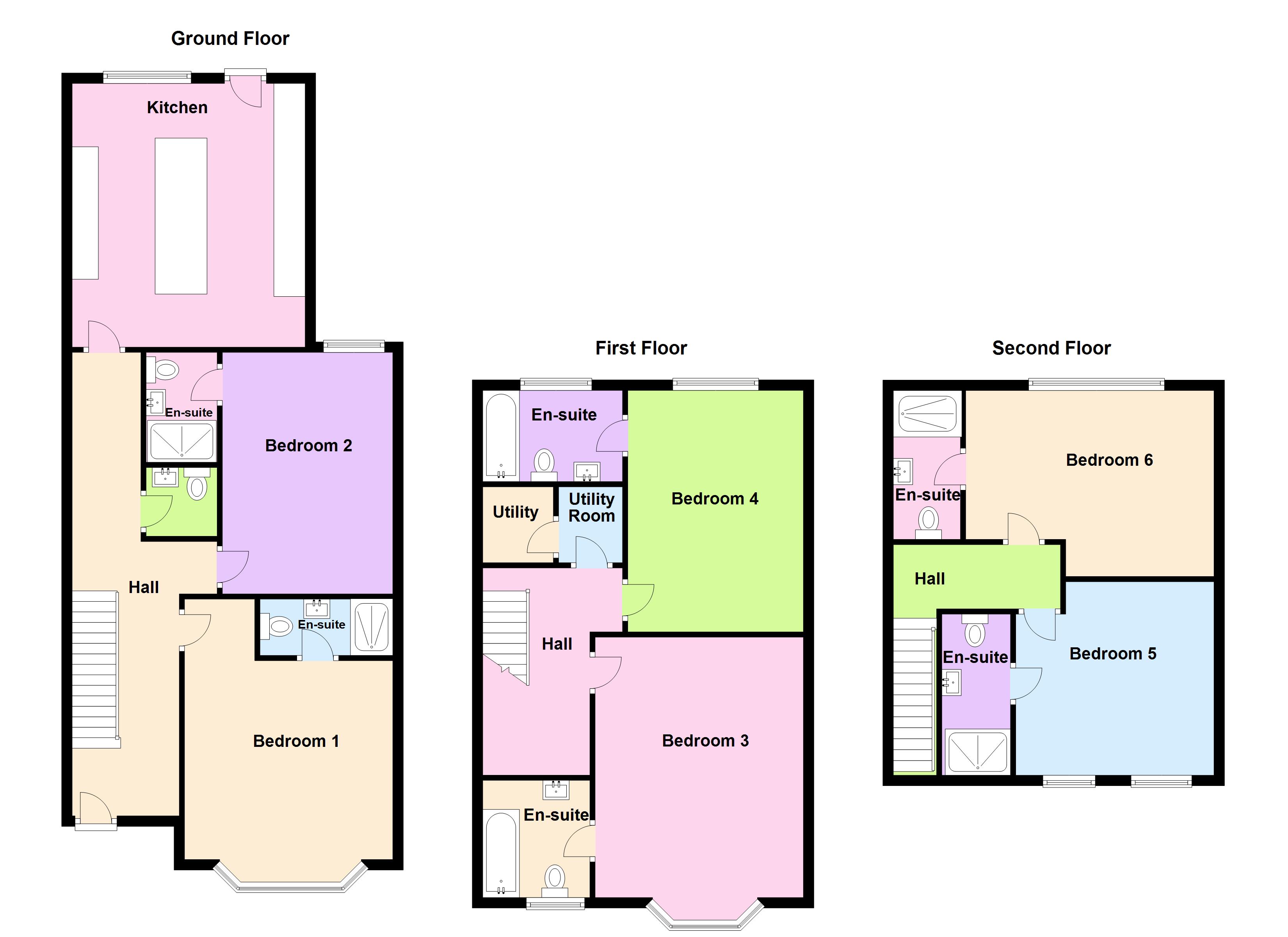 Room 6, 51, Farlington Road, Portsmouth floorplan