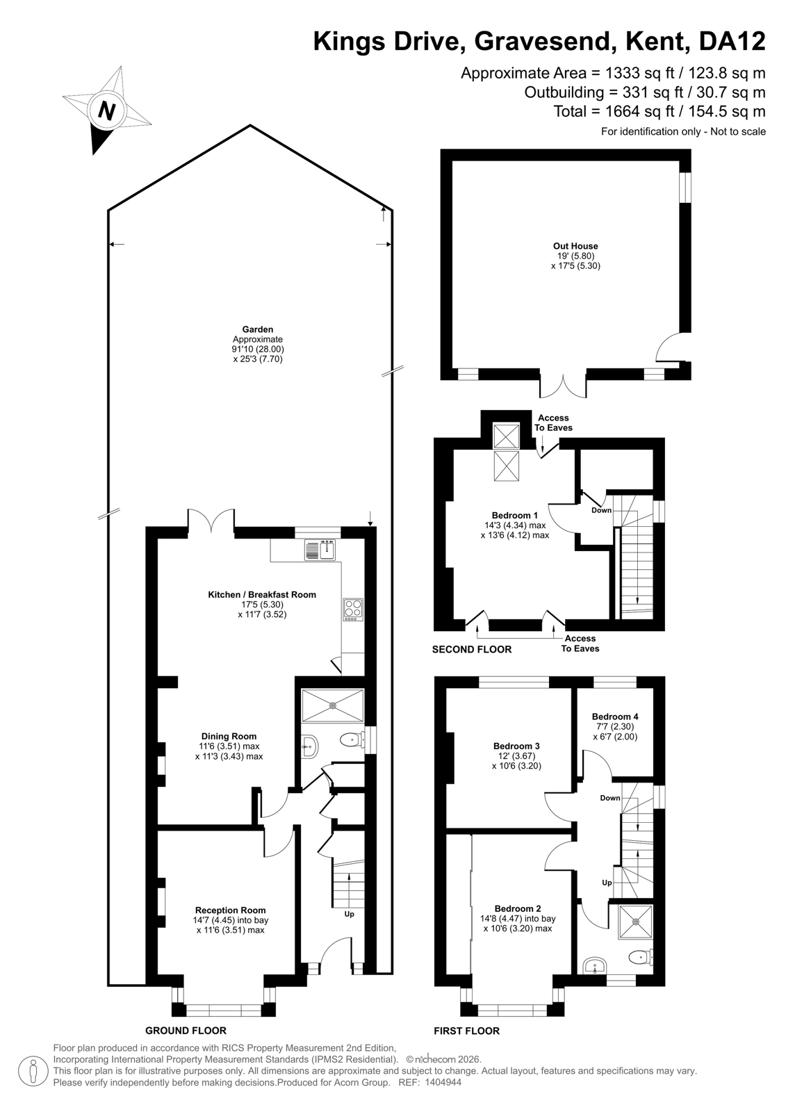 22, Kings Drive, Kent floorplan