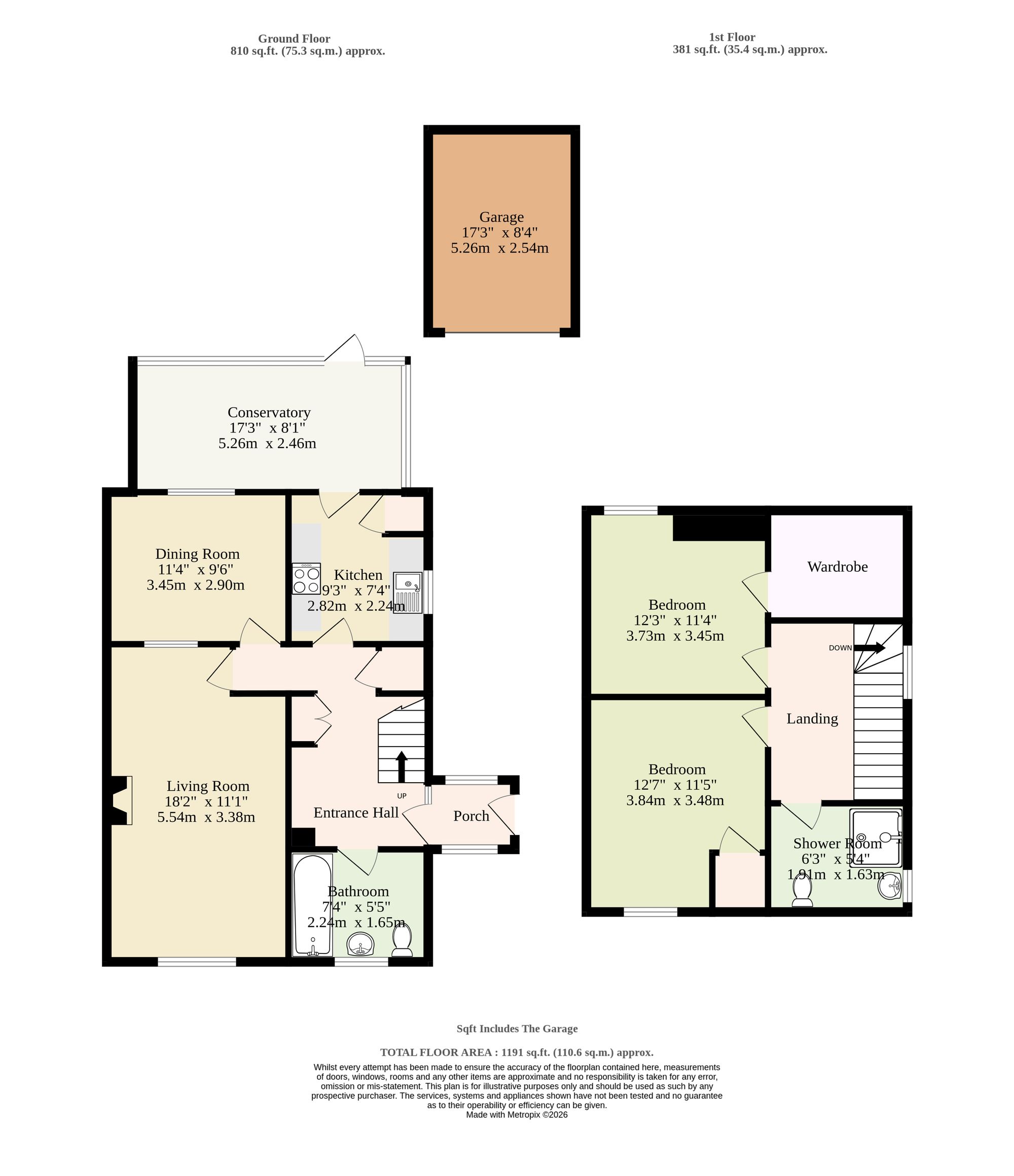 12 Mayfield Avenue, Lowestoft floorplan