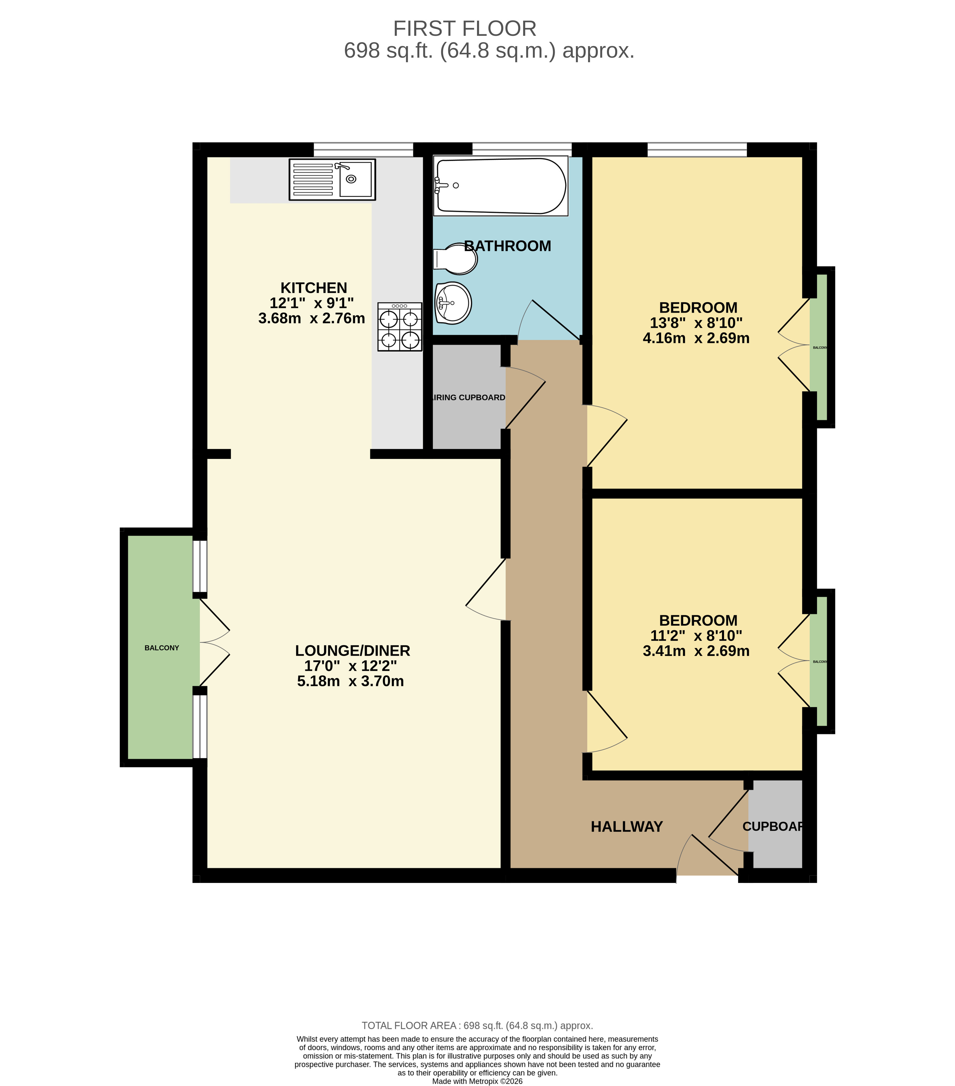 Queen Street, St. Philips floorplan