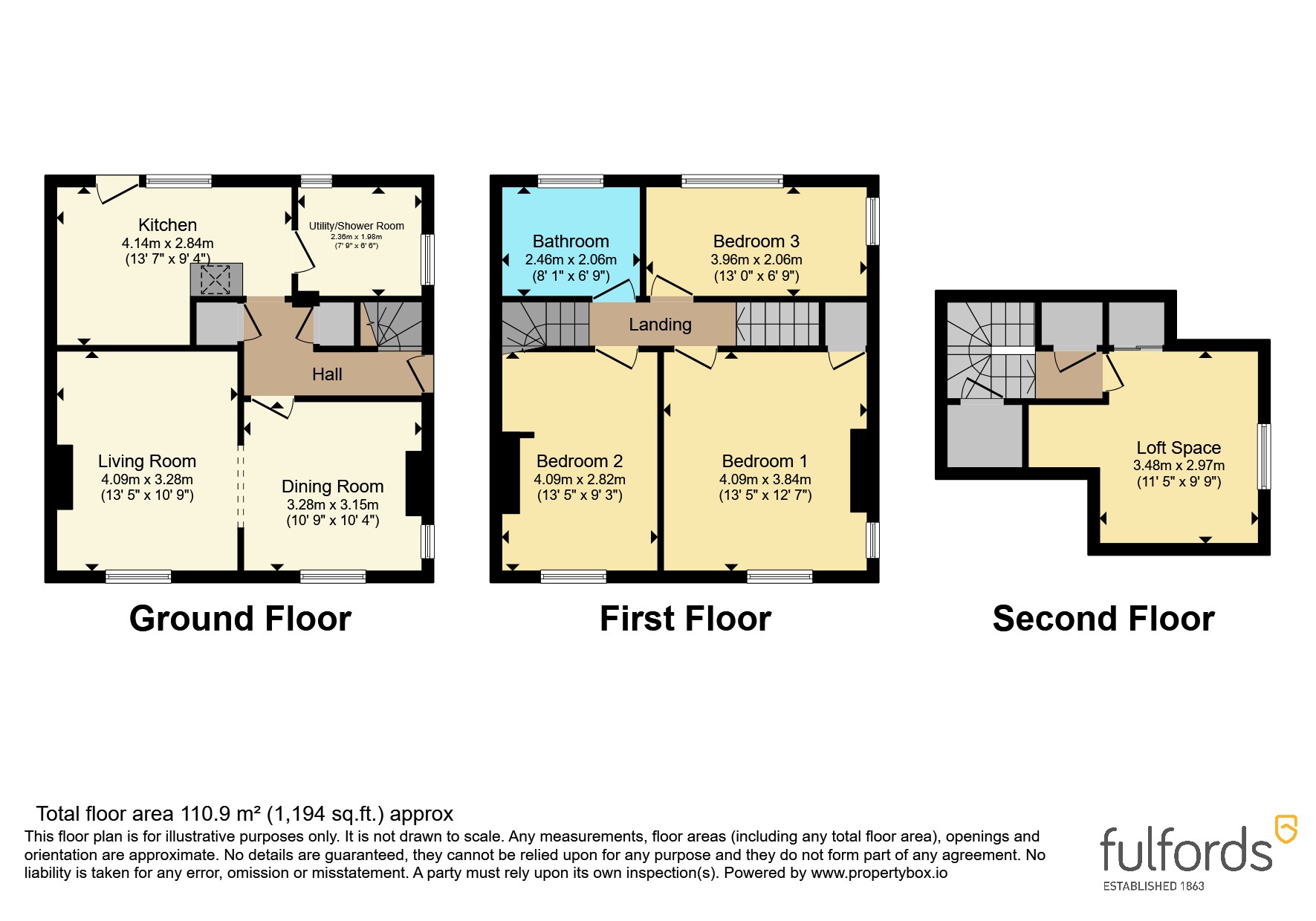 Pound Lane, Exmouth floorplan